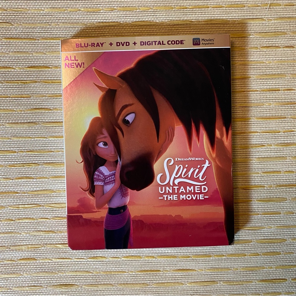 New/unopened movie “Spirit: Untamed” includes DVD Blu-Ray and digital code